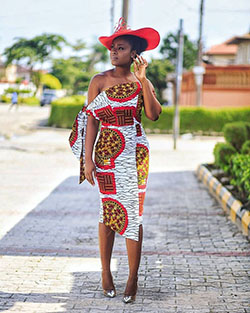 Robe bustier wax: Ankara Long Gown  