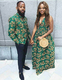 African matching outfits: Folk costume,  Matching African Outfits  