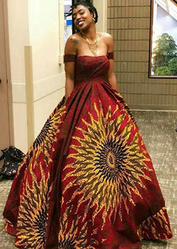 African print dresses for weddings: Maxi dress,  Traditional African Outfits  