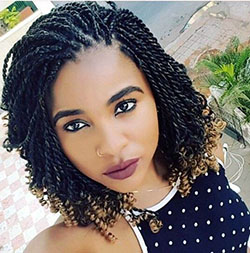 Short braids hairstyles: Lace wig,  Bob cut,  Crochet braids,  Box braids,  Short hair,  Braided Hairstyles,  Hair Care  