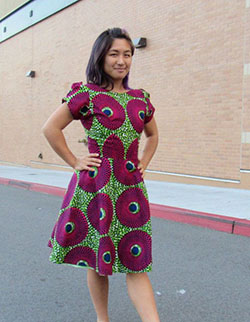 Fashion model, Formal wear, Casual wear: Ankara Dresses  