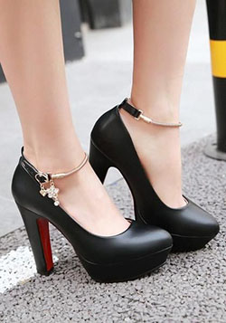 Simple Low Cut Ankle Stiletto: High-Heeled Shoe,  Court shoe,  Stiletto heel,  Platform shoe,  Work Shoes Women  