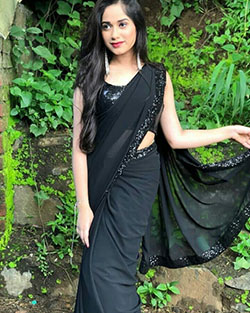Jannat Zubair Hot Look In Saree: Jannat zubair,  Pankti Sharma,  Hot Girls In Saree  