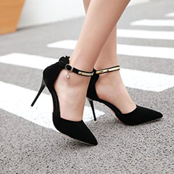 Solid Color Pointed Toe Low Cut Stiletto High Heels Shoes: High-Heeled Shoe,  Work Shoes Women  