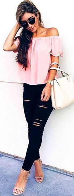 40 Best Pink And Black Outfits Ideas ...