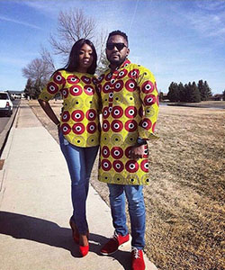 Classy african wear for couples: Matching African Outfits  