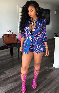 Tammy Rivera Printed Ankara Outfit, Big Sean: 