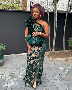 Nigerian aso ebi styles 2019: Aso ebi,  Hairstyle Ideas,  Ankara Long Gown  