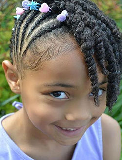 Braided Hairstyles a for Little Black Girls 2019: Box braids,  African hairstyles,  Mohawk hairstyle,  French braid,  Hairstyle For Little Girls,  kids hairstyles  