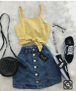 Cute yellow outfits: Boot Outfits,  Tumblr Outfits  