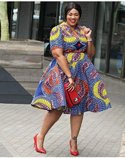 African attire dresses for big ladies: party outfits,  Plus size outfit,  Plus Size Ankara  