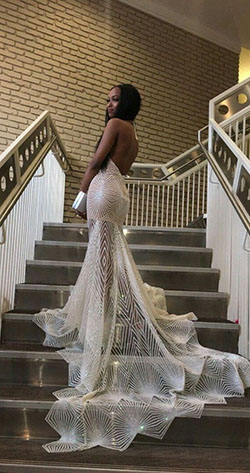 Evening gown,  Wedding dress: Backless dress,  Wedding dress,  Evening gown,  See-Through Clothing,  Best Prom Outfits  