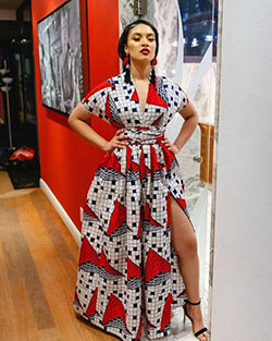 Chiffon styles mixed with ankara: Aso ebi,  Maxi dress,  Ankara Dresses  