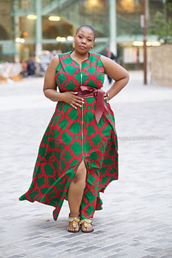 Ankara dresses for plus size: Plus size outfit,  Maxi dress,  Plus Size Ankara  