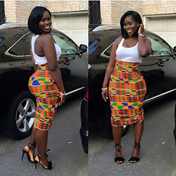 African slay queen: Bandage dress,  Backless dress,  Traditional African Outfits  