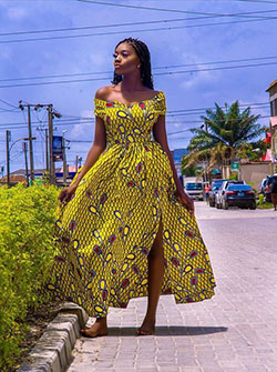 Maxi dress,  Bell sleeve: Cocktail Dresses,  Maxi dress,  Traditional African Outfits  