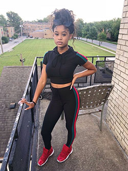 All-Black Outfit Baddie: Fitness Model,  Swag outfits,  Active Undergarment  
