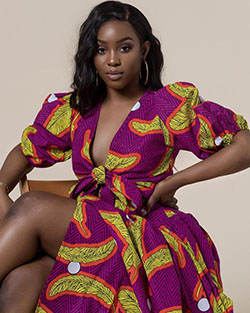 Fashion model, Petite size: Petite size,  Traditional African Outfits  