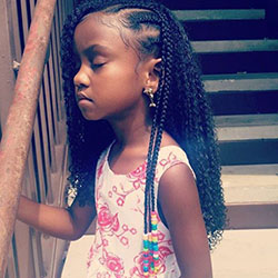 Kids natural hairstyles | Black Women Natural Hairstyles: Box braids,  African hairstyles,  Mohawk hairstyle,  French braid,  Hairstyle For Little Girls  