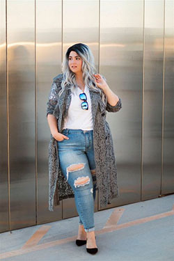 Best Plus Size ripped jeans for Curvy girl: Ripped Jeans,  Curvy Girls  