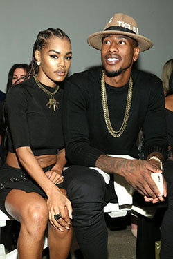 Teyana Taylor and Iman Shumpert All Black Matching Outfit Inspiration: Matching Outfits,  Television show,  Fashion week,  Teyana Taylor,  Iman Shumpert  