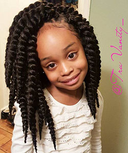 Thick Twists For Black Girls: Hairstyle Ideas,  Mohawk hairstyle,  Hairstyle For Little Girls,  big twist braids hairstyles  