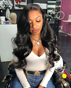 Hair prom black girls weave ideas: Lace wig,  Prom Hairstyles,  Lace Closures  