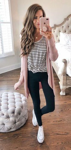 Cute spring outfits for teenage girl: Legging Outfits  