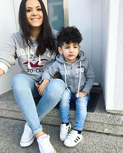 Mother Son Matching Outfits: Mom And Son  