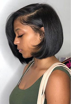 Short lace front wigs: Lace wig,  Bob cut,  Prom Hairstyles  