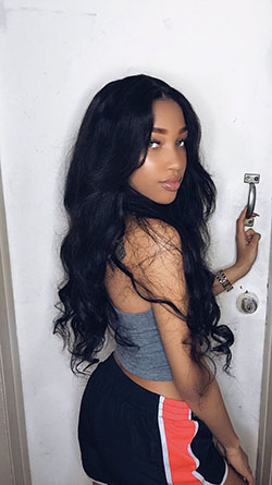 Long body wave: Lace wig,  Prom Hairstyles  