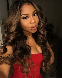 Prom Hairstyles For Natural Hair: Lace wig,  Long hair,  Hair Color Ideas,  Brown hair,  Layered hair,  Prom Hairstyles  