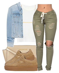 Polyvore outfits with pumas: Informal wear,  Jordan Outfits Polyvore  