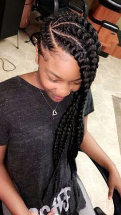 Simple black hair braiding styles: Afro-Textured Hair,  African Americans,  Box braids,  African hairstyles,  Braided Hairstyles,  African-American Hair  