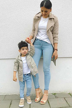 Mother and son outfits: Mom And Son  