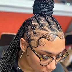 Box braids,  Long hair: Long hair,  Hairstyle Ideas,  Box braids,  Braided Hairstyles,  French braid  