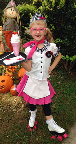 stylish Car Hop Costumes For Kids: Halloween costume,  party outfits,  Helpers Day Outfits  