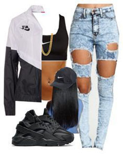 Trendy Swag Outfits For School: Air Jordan,  Nike Air,  Nike Roshe,  Jordan Outfits Polyvore  