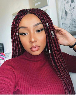 Box braids, Box braids: Box braids,  Braided Hairstyles,  Braid Styles  