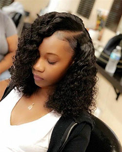 Cute hairstyles for prom black girl: Lace wig,  Afro-Textured Hair,  Bob cut,  Box braids,  Short hair,  Prom Hairstyles  