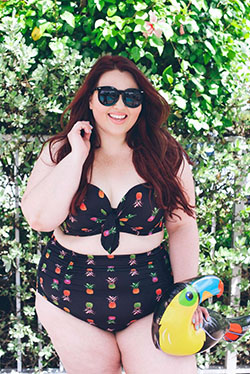 Plus-size Outfit Ideas For Pool Party: Plus-Size Model,  Pool Party Dresses  