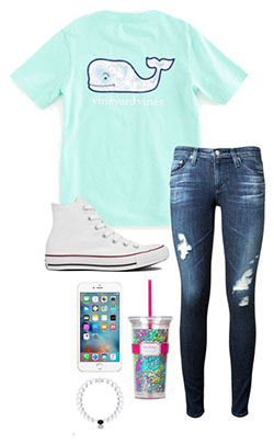 Cute outfits with vineyard vines shirts: Vineyard Vines,  School Outfit Ideas  