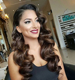 Wear anywhere hollywood waves hair, Classical Hollywood cinema: Long hair,  Hairstyle Ideas,  Regular haircut  