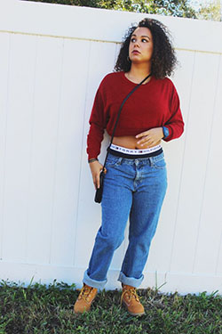 Crop top outfits for women for summer: Crop top,  Tommy Hilfiger,  Tommy Hilfiger Tops  