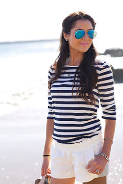 Blue And White Striped Outfit Ideas For Teenagers: David Yurman,  Dion Lee,  Striped Outfit Ideas  