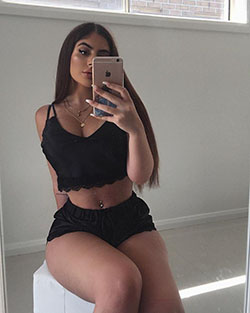 Dick Me Down Shorts With Crop Top: Hot Girls,  Yoga Shorts,  Shorts Outfit  
