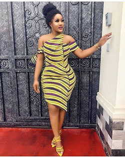 Best Ankara Short Gown Dresses Images In 2019: Evening gown,  Plus size outfit,  Aso ebi,  Short Ankara Gown,  Ankara Short Gown  