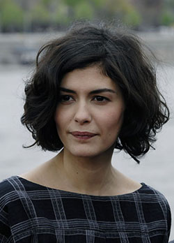 Choppy Low Maintenance Short Layered Hairstyles: Bob cut,  Short hair,  Pixie cut,  Round Face Hairstyle,  Audrey Tautou  