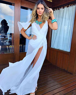 Best Pool Party Outfit Image 2019: Clothing Accessories,  Saia Longa,  Swimming pool,  Beach Cover-Up,  Pool Party Dresses  