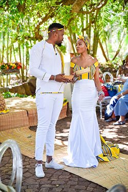 South African Wedding Dresses: Wedding dress,  Folk costume,  South Africa,  African Wedding Outfits  
